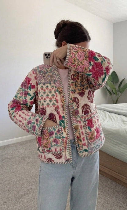 The Botanical Kantha Jacket