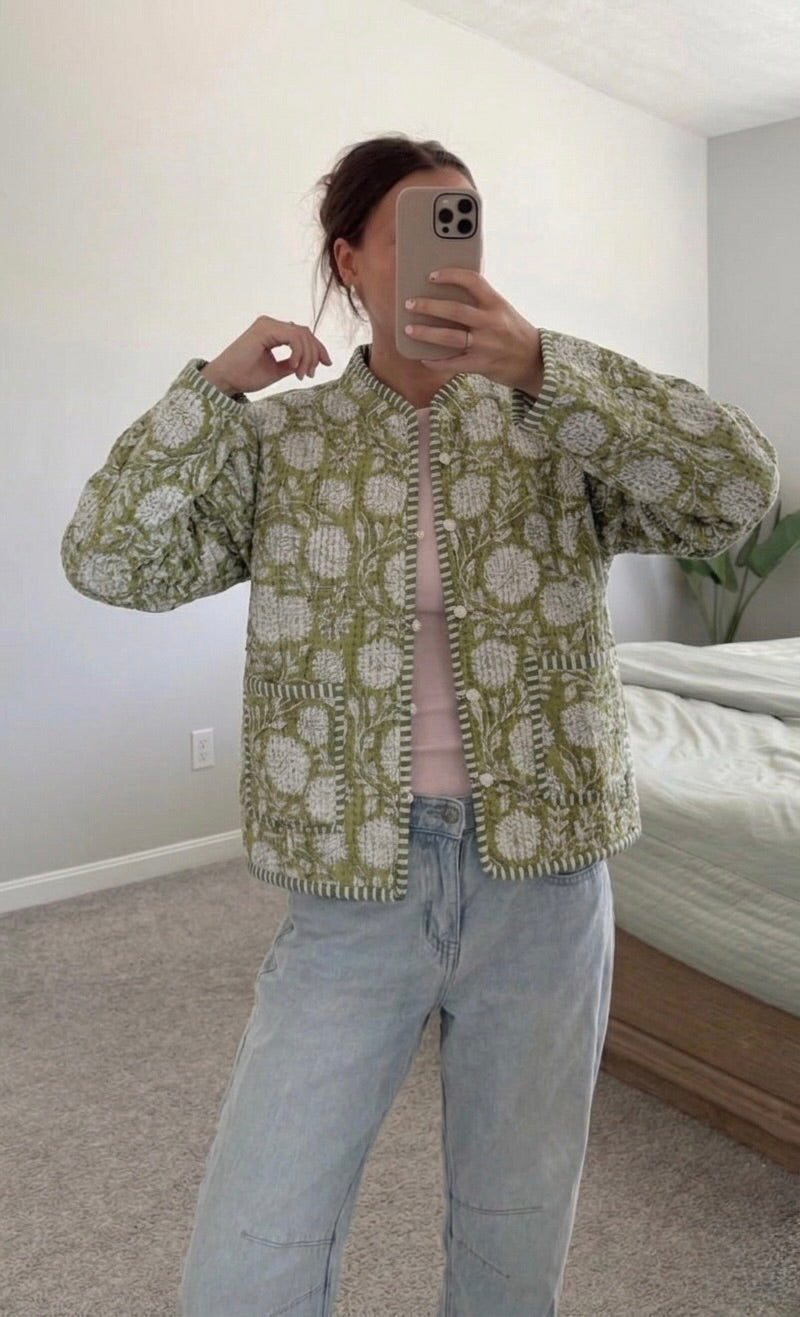 The Olive Blossom Jacket