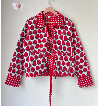 The Berry Polka Jacket