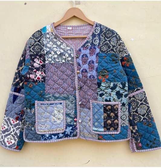 The Indigo Mosaic Jacket