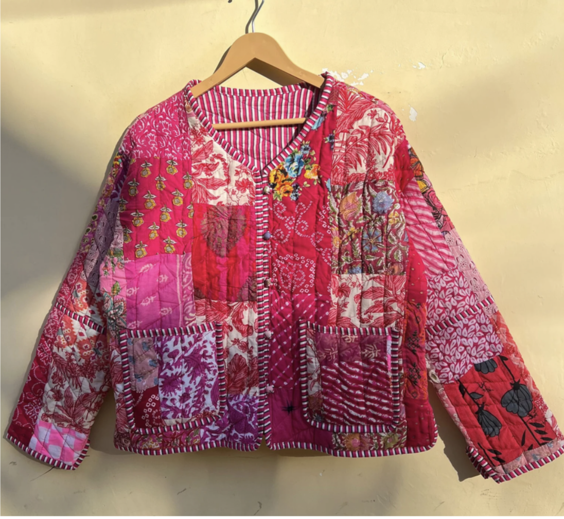 The Fuchsia Kantha Jacket