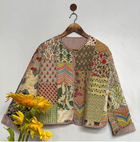 The Wildflower Kantha Jacket